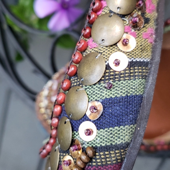 Ladies Embellished ballet flats - Picture 8 of 10